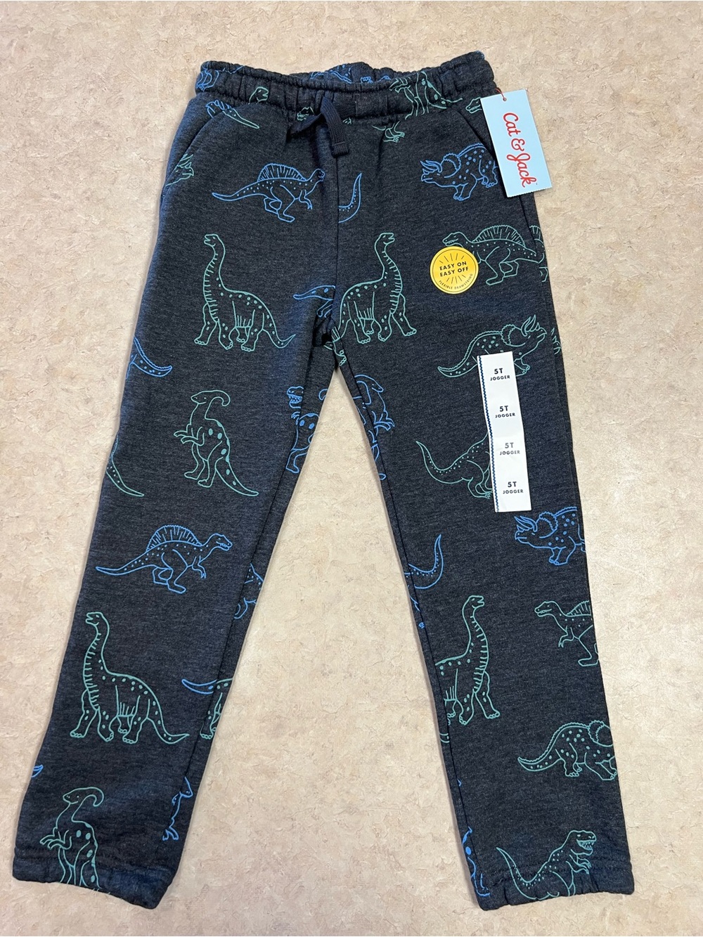 Cat & Jack Boy’s Joggers Dinosaur 5T